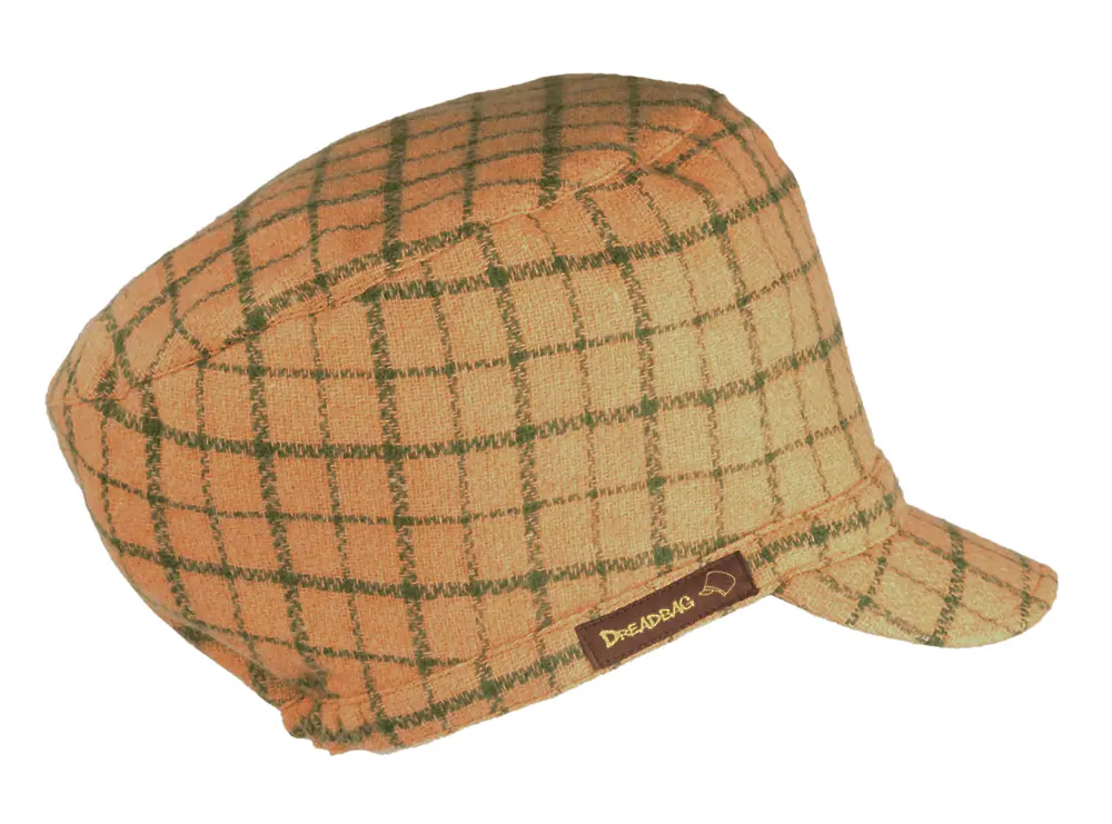 Karierter Dreadbag Wolle Dreadlocks Mütze kaufen