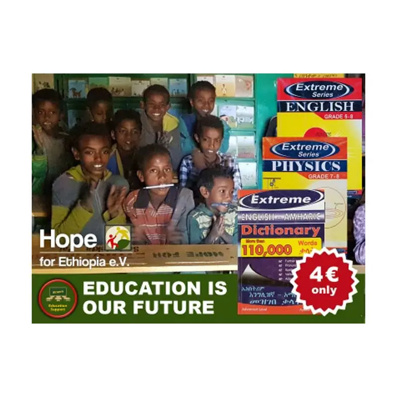 Hope for Ethiopia – Schulbücher NGO Good Karma Shop
