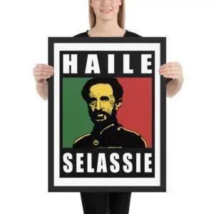 Haile Selassie I – Gerahmtes Poster Haile Selassie I – Gerahmtes Poster