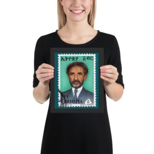 Haile Selassie I - Poster Incorniciato