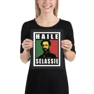 Haile Selassie I – Gerahmtes Poster Haile Selassie I – Gerahmtes Poster