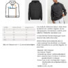 Jaqueta para gráfico de tamanhos - blusão - jaqueta
