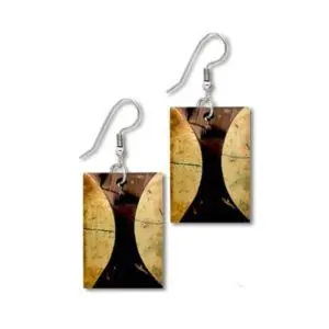 Ohrringe Kokosnuss und Bambus Afrostore - Afrika Ohrringe günstig kaufen