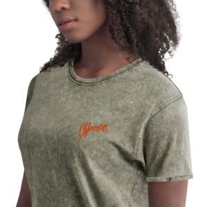 Chronixx Music Dark Army Green Demin Unisex T-Shirt