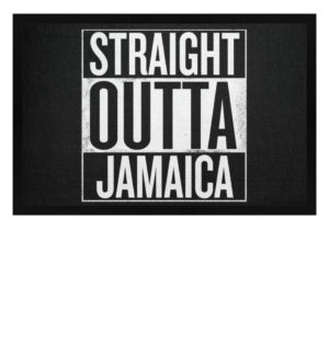 Straight Outta Jamaica Fußmatte