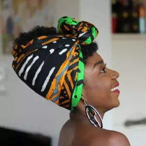 African Dreadwrap Cotton African Dreadwap - Headwrap for Dreads Locs Afro Long Hair - African Wax print - Cotton Shop