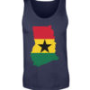 Camiseta sin mangas Ghana Reggae Roots - Camiseta sin mangas para hombre-198
