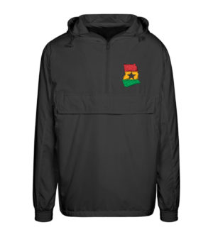 Ghana One Love Windbreaker Jacket Jacket - Jaket Urban dengan Stick-16