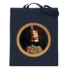 Haile Selassie Jah Rastafari Totebag - jute bag with long handles