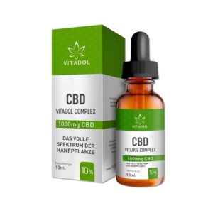 Vitadol Complex CBD Oel 10% Bio Hanfoel Tropfen Vegan - CBD Shop