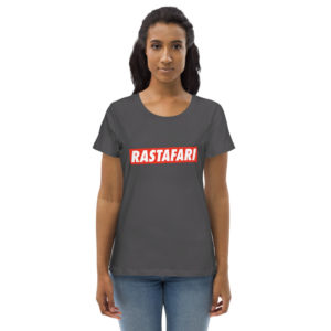 Rasta Rastafari Roots Grå Eko T-shirtaffär för kvinnor