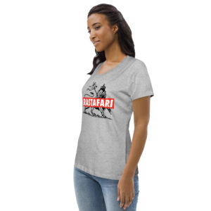 Rasta Rastafari Roots Gri Kadın T-Shirt Mağazası