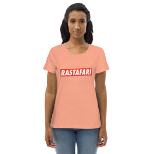 Rasta Rastafari Roots Rose Womens Eco T-Shirt Shop