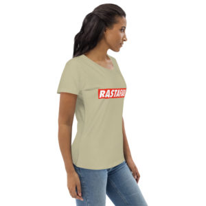 Rasta Rastafari Roots Bej Bayan Eko T-Shirt Mağaza