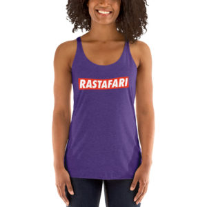 Rasta Rastafarian Roots เสื้อกล้ามสีม่วงร้าน
