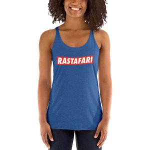 Rasta Rastafarian Roots Blue Tank Top Shirt Shop
