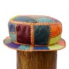Skórzany kapelusz kubełkowy w stylu Prince Crown Kangol