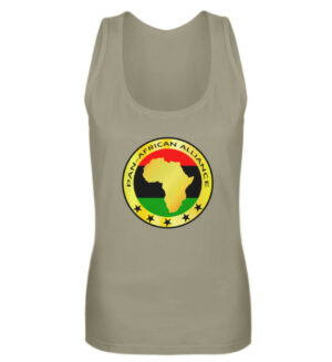 PAN-AFRICAN-ALLIANCE UNIA Shirt Tank-Top - Camiseta sin mangas para mujer-651