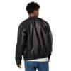 Cronixx Leather Bomber Jacket