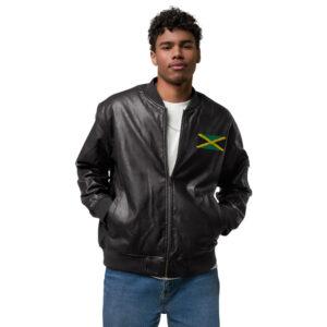 Κατάστημα μαύρων μπουφάν με σημαία Jamaica Rasta Nation Roots