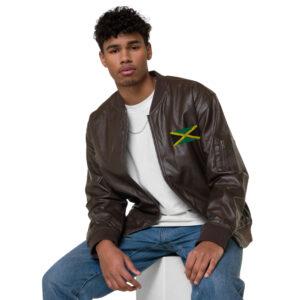 Loja de jaquetas com bandeira da Jamaica Rasta Nation Roots
