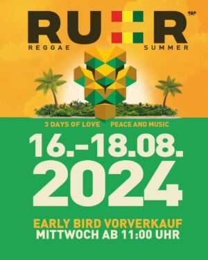 Mua vé Lễ hội mùa hè Ruhr Reggae 2024