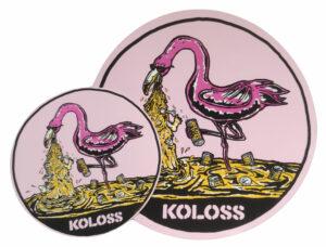 Koloss Skateboards Flamingo Sticker Aufkleber