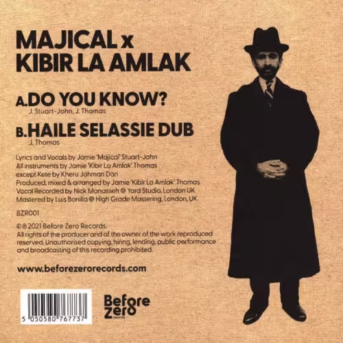 Majical & Kibir La Amlak Do You Know? Majical and Kibir La-Amlak Do You Know LP 7 inch Vinyl