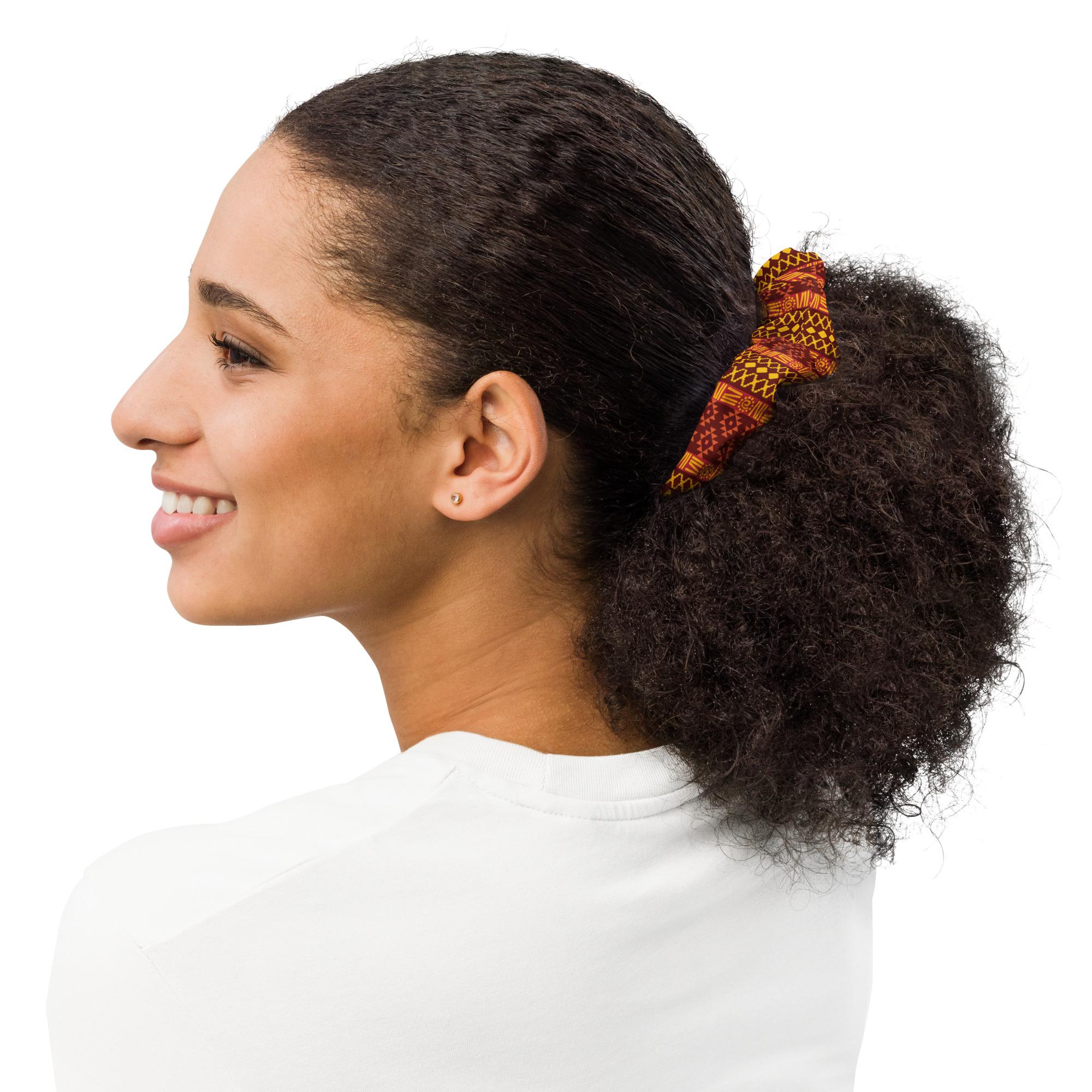 Gumka do włosów Africa Wax Print Sklep z gumkami do włosów