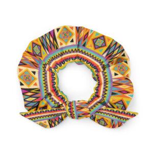 Reggae Rastafari Africa Scrunchie Loja de gravatas de cabelo