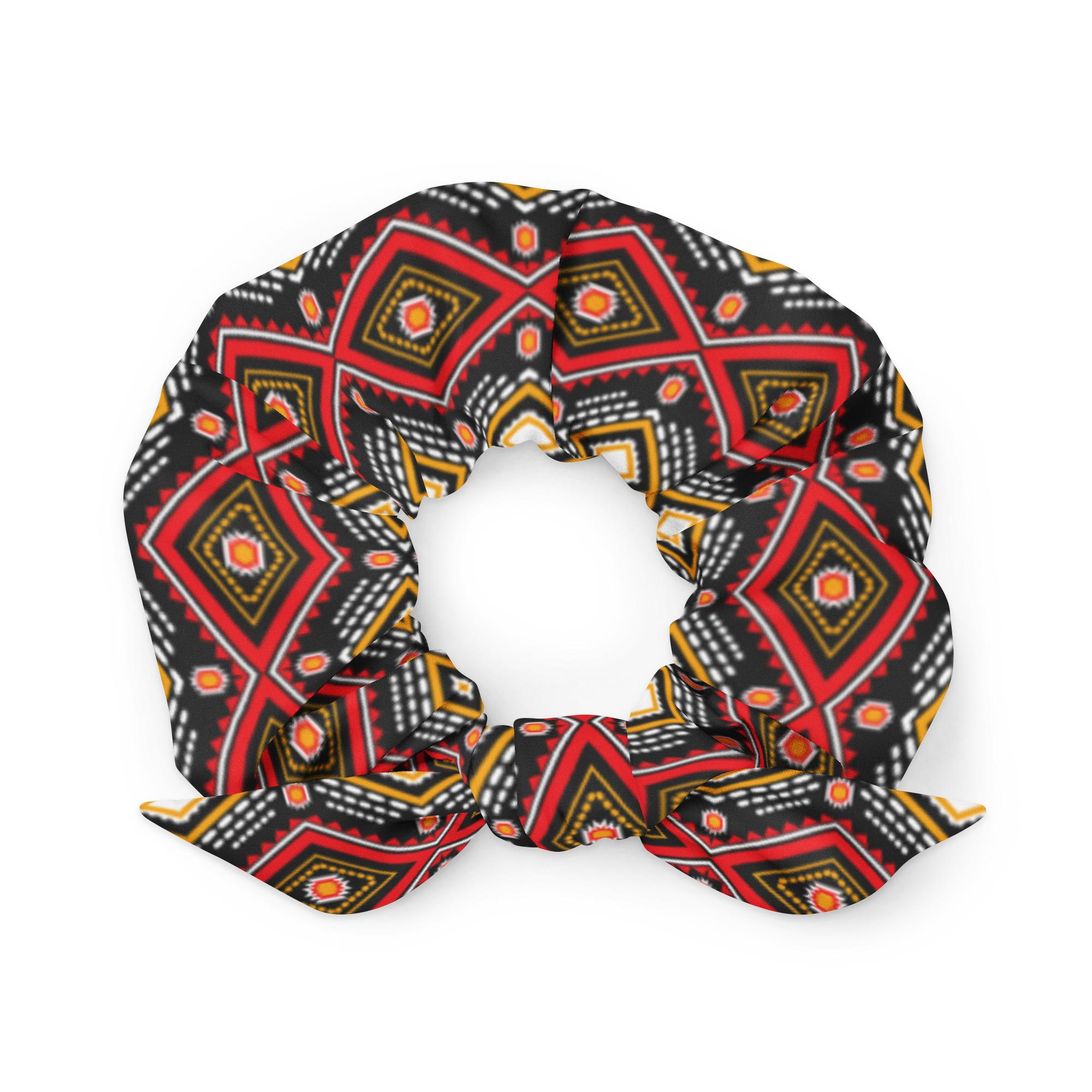 African Style Recycled Scrunchie
