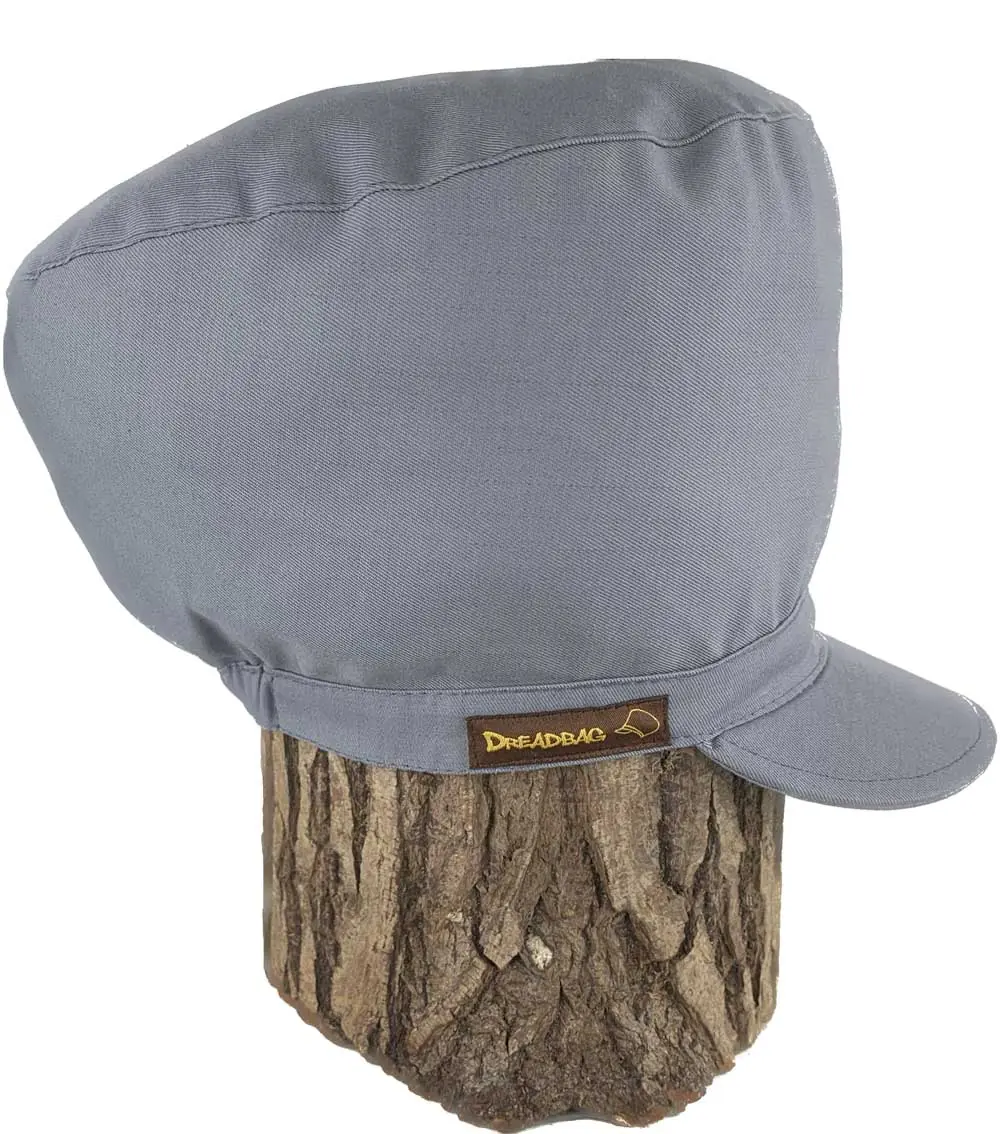 Workerwear Dreadbag Canvas Rasta Cap Grey Size Large - Rasta Hats for dreadlocks