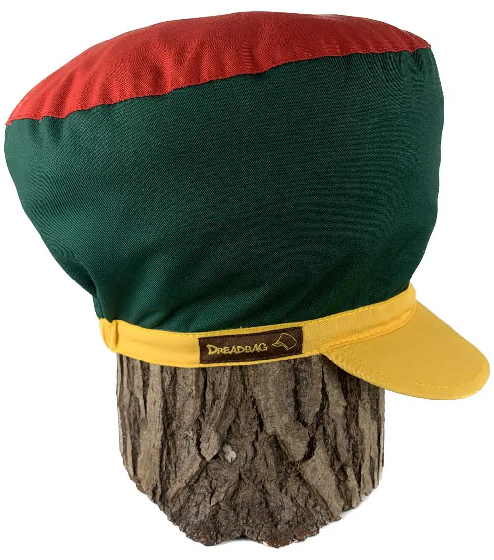 Workerwear Dreadbag Canvas Rasta Cap XL Red Green Gold Workerwear Dreadlocks