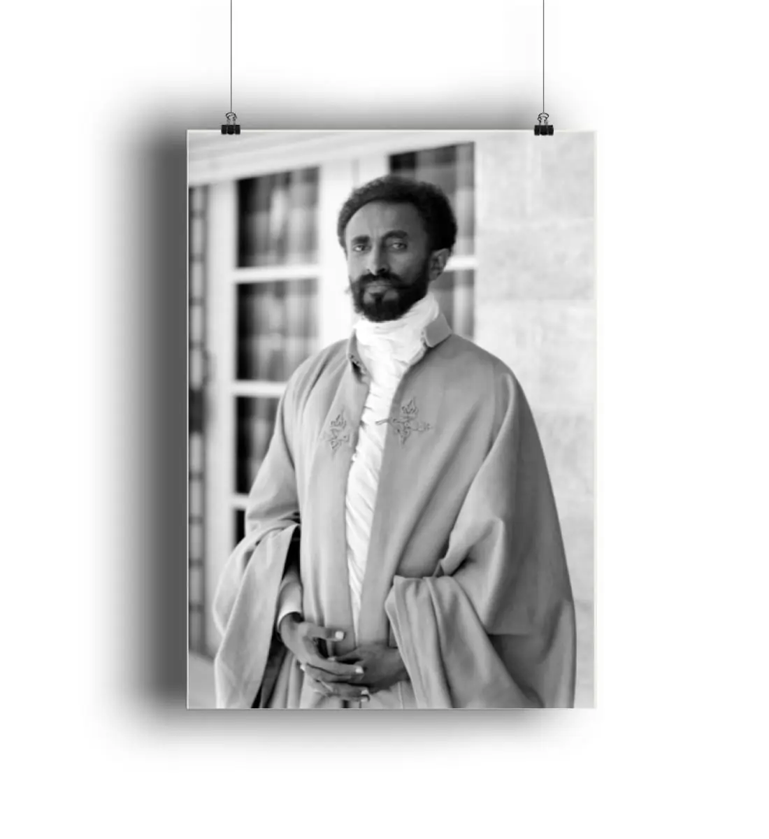 Haile Selassie Hochformat Haile Selassie Jah Rastafari Poster - Poster Hochformat