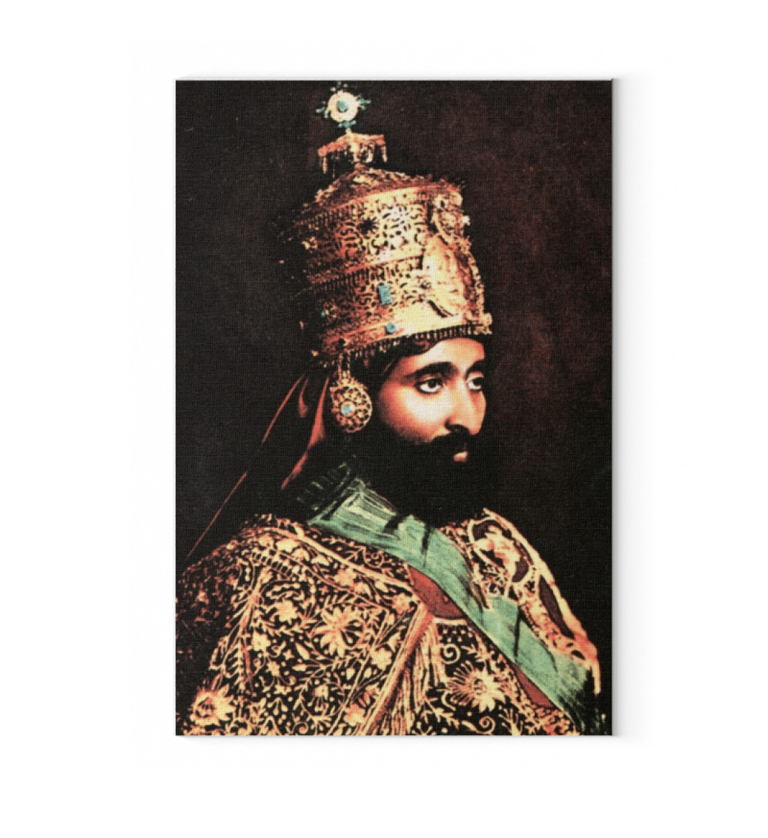 Haile Selassie Jah Rastafari Leinwand - Leinwand 30 x 45cm-6846