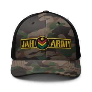 Jah Army Camouflage Trucker Kap