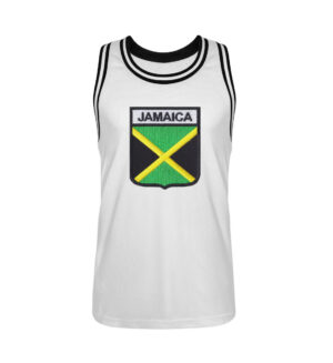 Camisa de basquete da Jamaica - Camisa de basquete unissex-3