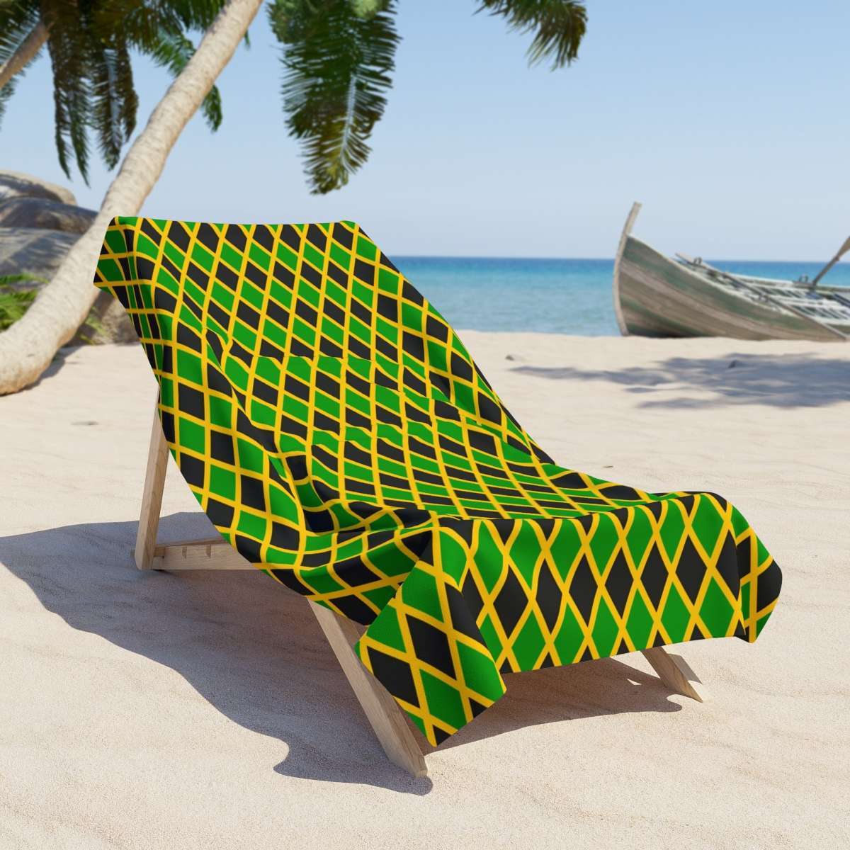 Jamaica Flag Beach Towel