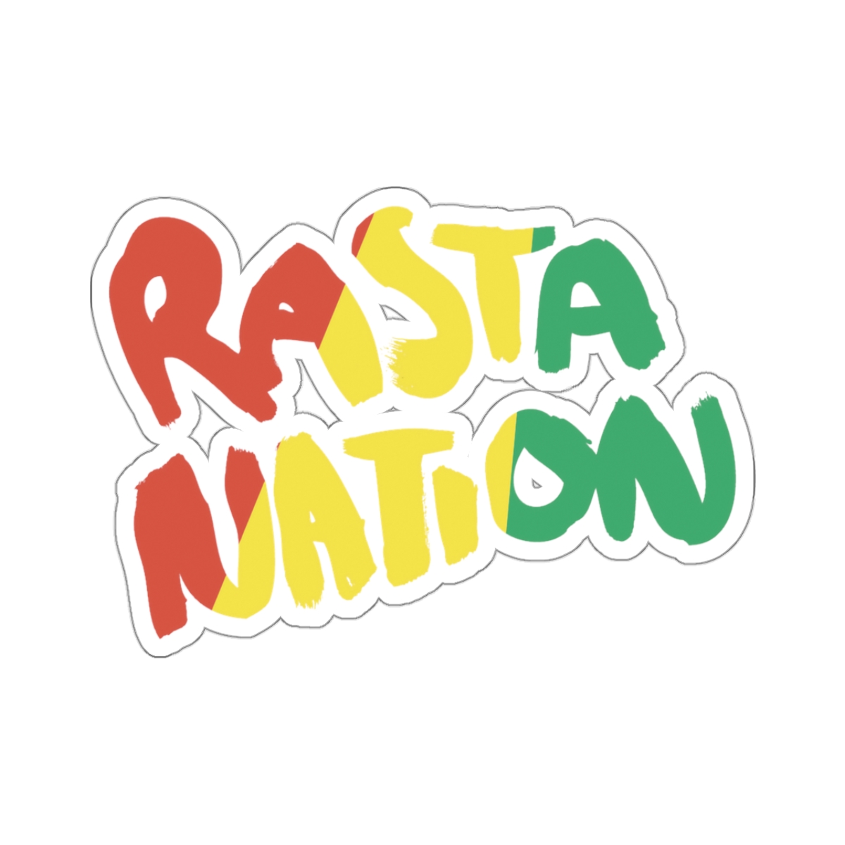 Rasta Nation Reggae Roots Sticker