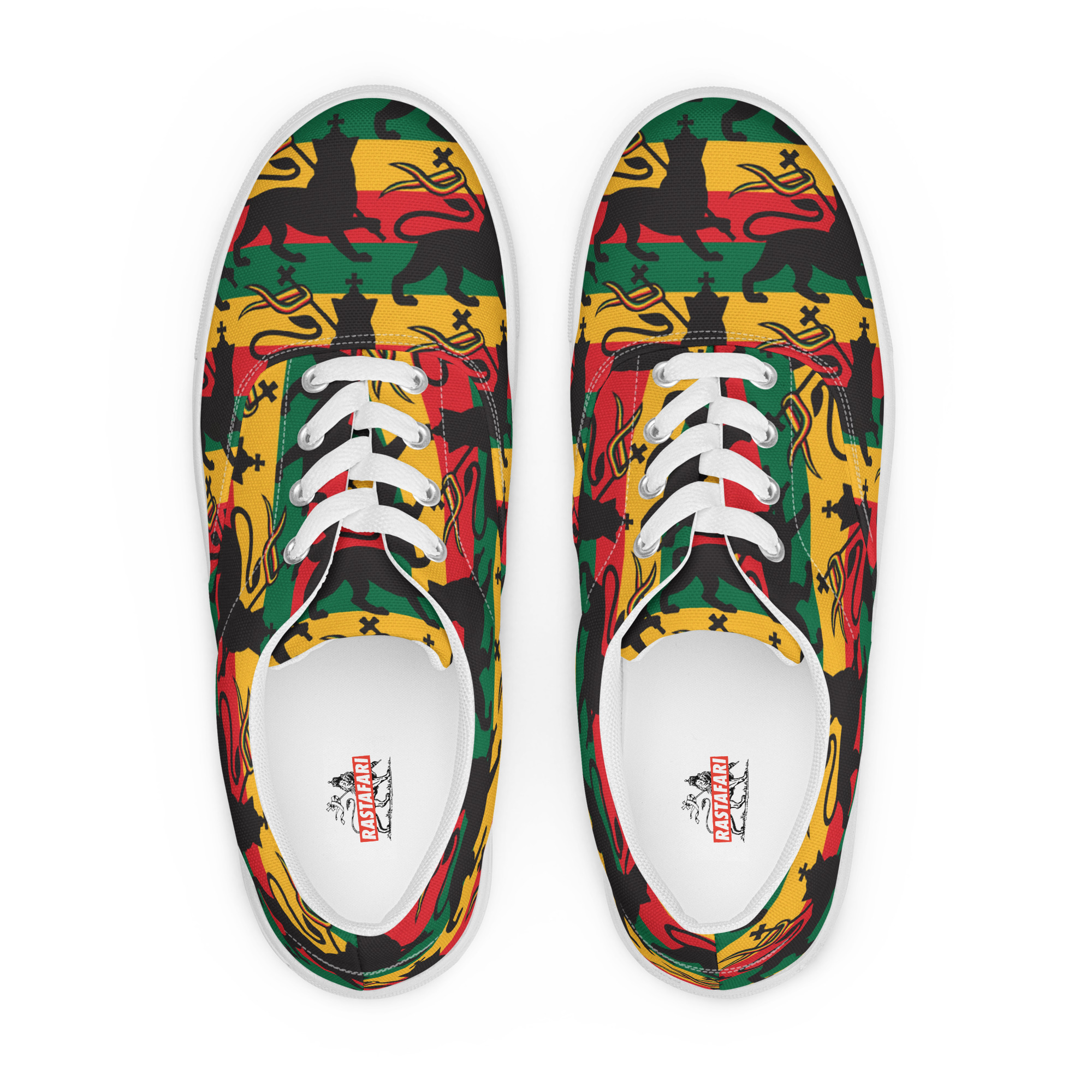 Rasta Reggae Roots Damen-Canvas-Schuhe