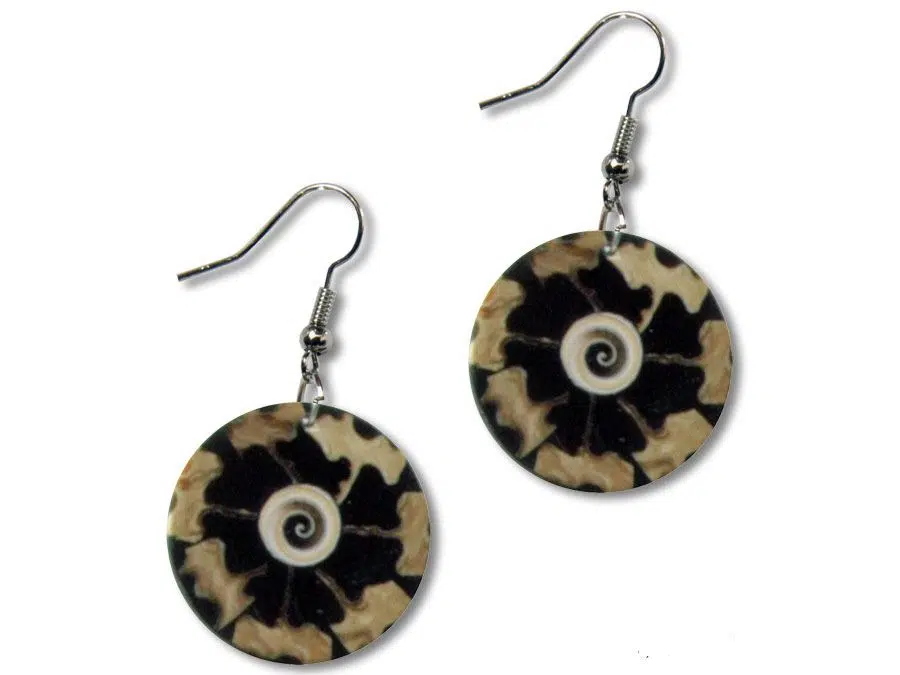 Ohrringe Pelicar-Muschel Afrika Ohringe kaufen