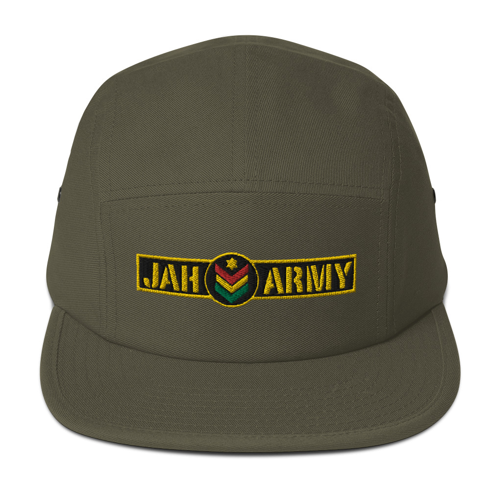 قبعة Jah Army ذات الخمس لوحات