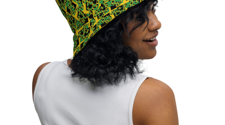 Jamaica Rasta Reversible Bucket Hat