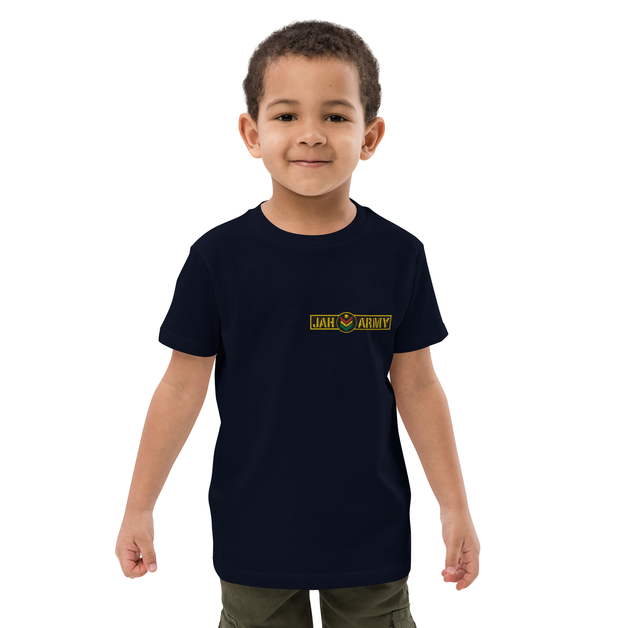 Camicia per bambini in cotone organico Jah Army