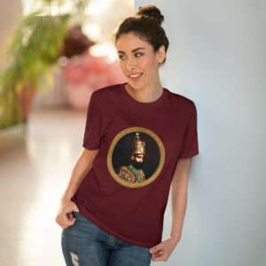 Βουργουνδία Βουργουνδία Haile Selassie Jah Rastafari Reggae πουκάμισο για γυναίκες