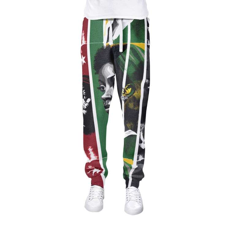 Reggae Rasta Star - Pantalones deportivos para hombre