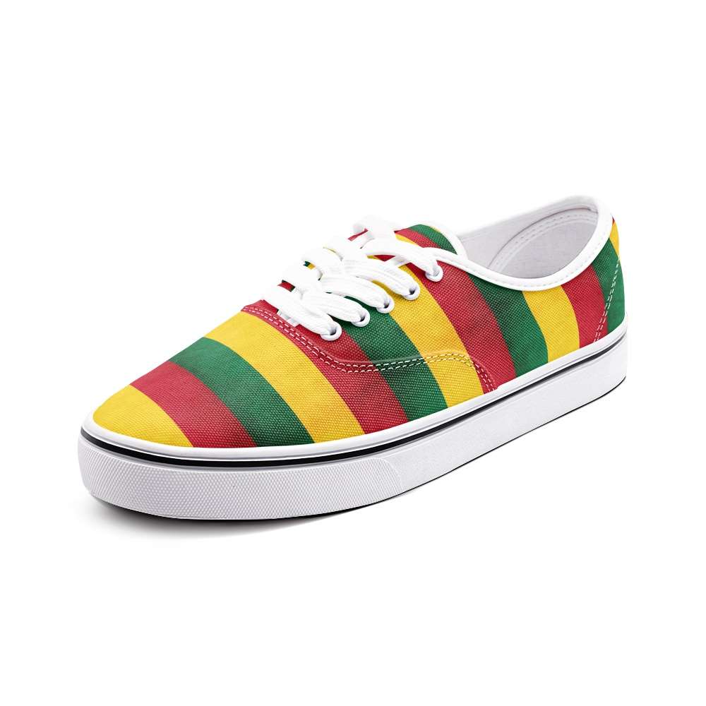 Reggae Rasta Unisex Shoes Shoes Low Cut Sneakers