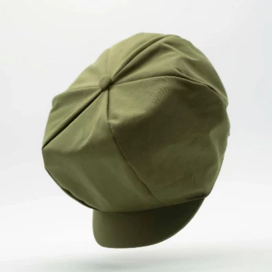 Rasta Cap green khaki - Rastafari Crown - Dreadlocks Hat Dreadhead Tam