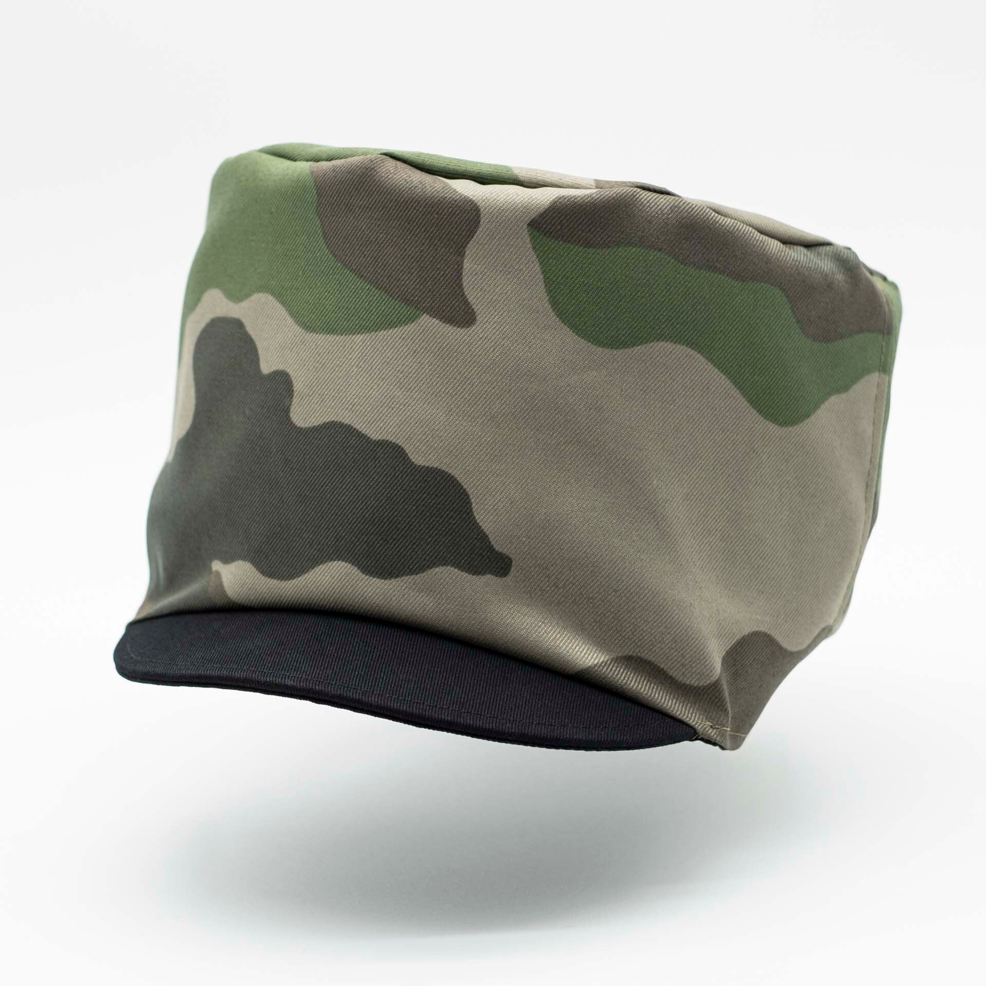 Rasta Jah Army Cap Militär Flecktarn Mütze für Dreadheads