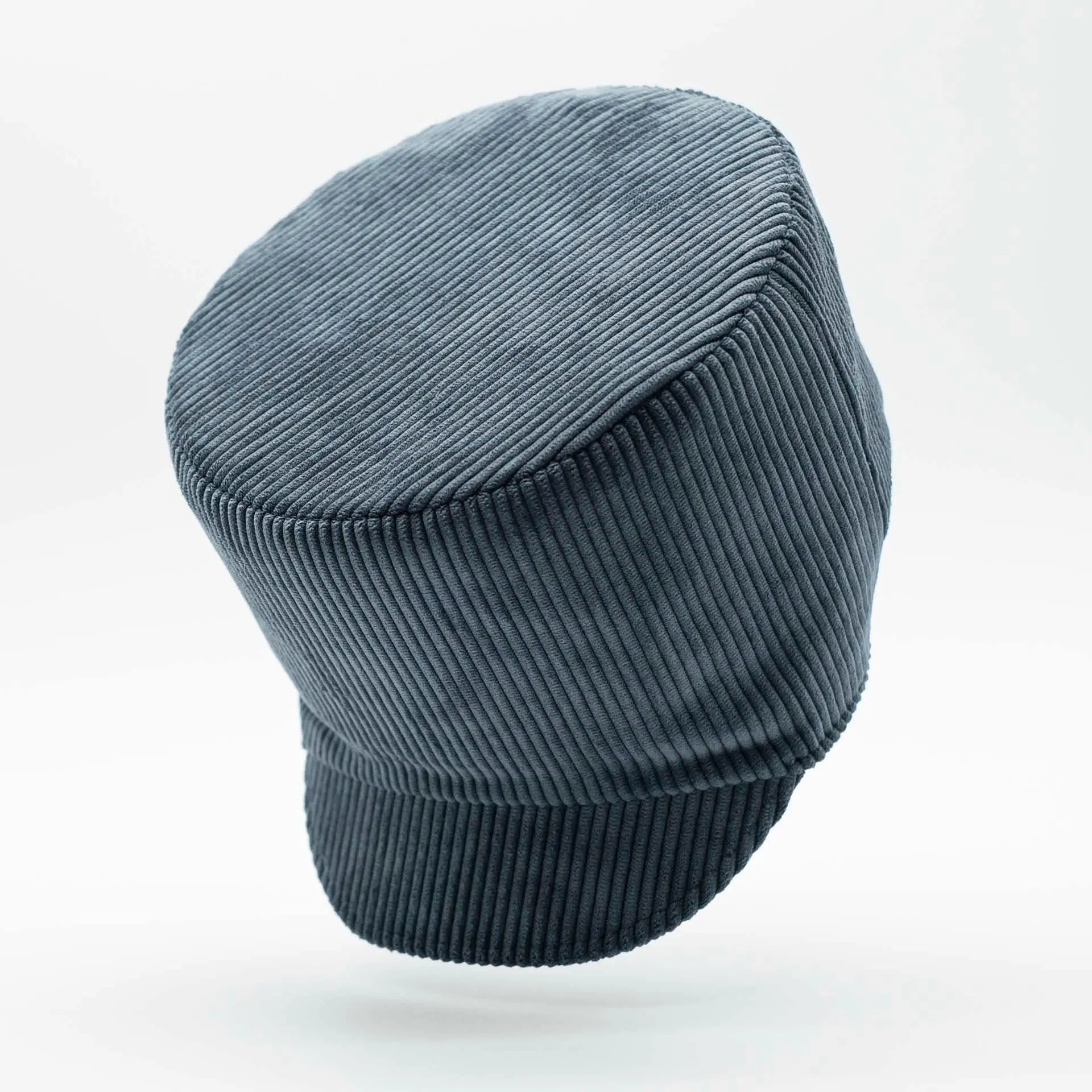 Rasta Mütze für Dreadlocks aus blauem Cord Dreadlocks Mütze